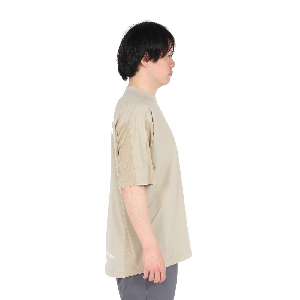 デュアリグ（DUARIG）（メンズ）ドライプラス 15RIP ニット Tシャツ 5S0005-TRCT-863HD BEG