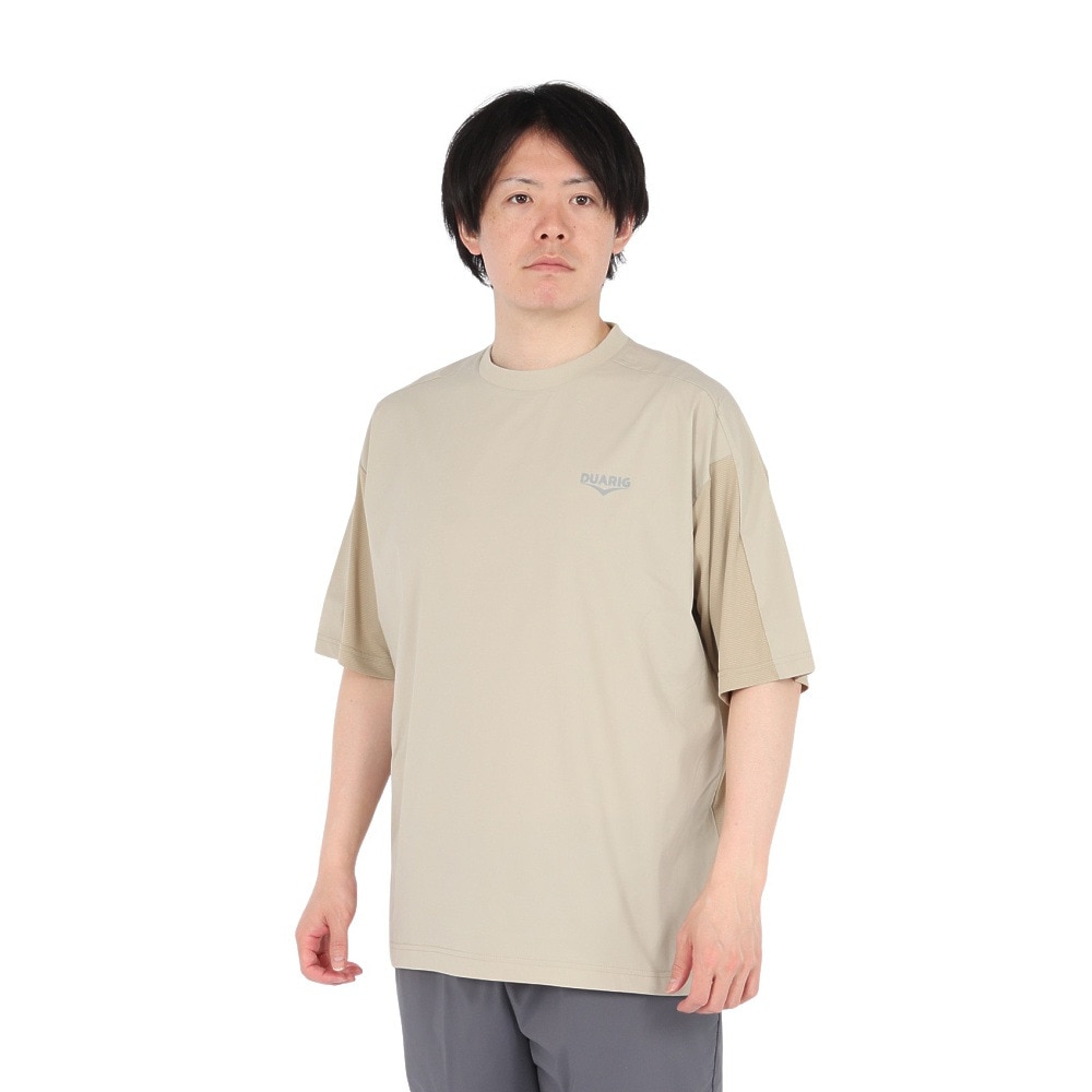 デュアリグ（DUARIG）（メンズ）ドライプラス 15RIP ニット Tシャツ 5S0005-TRCT-863HD BEG