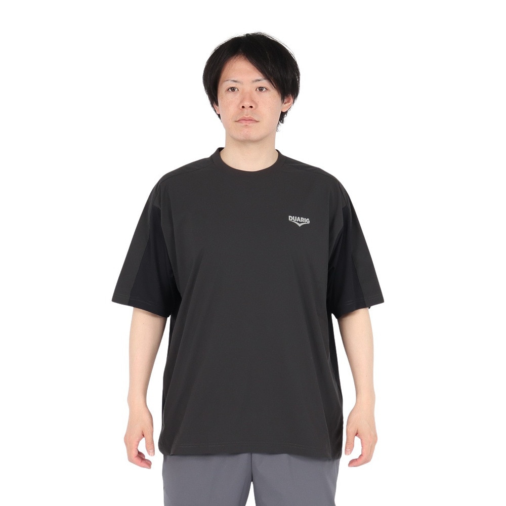 デュアリグ（DUARIG）（メンズ）ドライプラス 15RIP ニット Tシャツ 5S0005-TRCT-863HD BLK