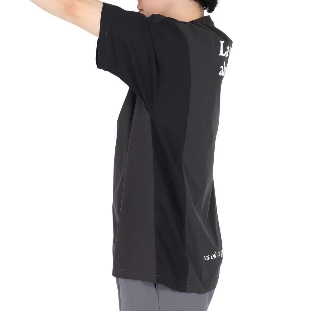 デュアリグ（DUARIG）（メンズ）ドライプラス 15RIP ニット Tシャツ 5S0005-TRCT-863HD BLK