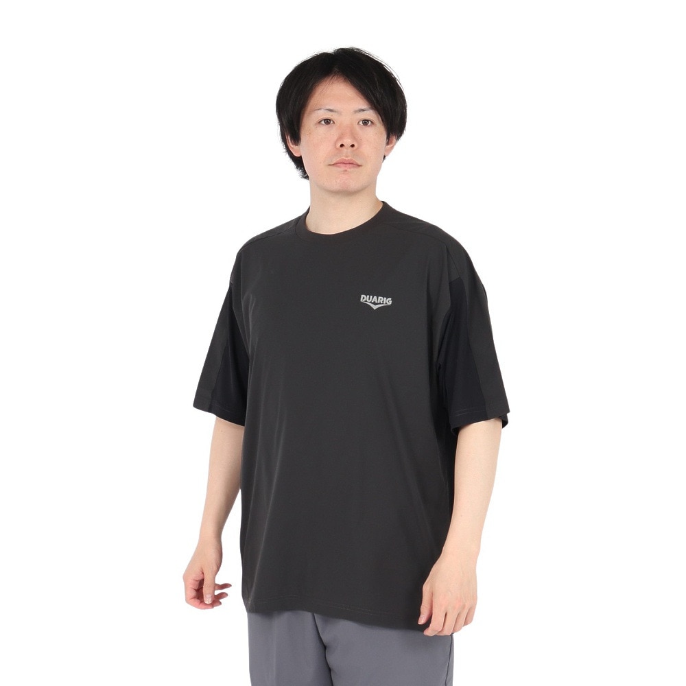 デュアリグ（DUARIG）（メンズ）ドライプラス 15RIP ニット Tシャツ 5S0005-TRCT-863HD BLK