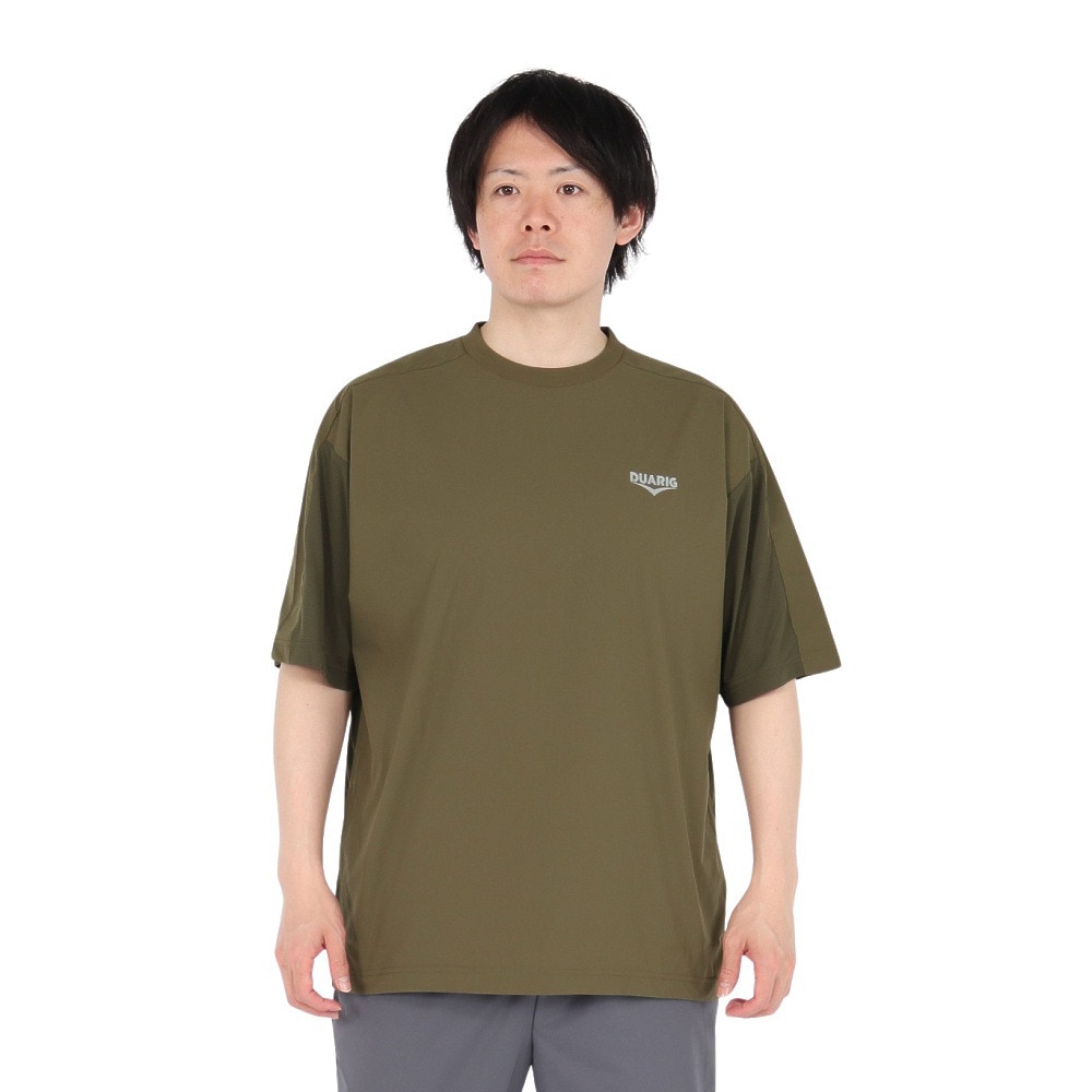デュアリグ（DUARIG）（メンズ）ドライプラス 15RIP ニット Tシャツ 5S0005-TRCT-863HD KHK