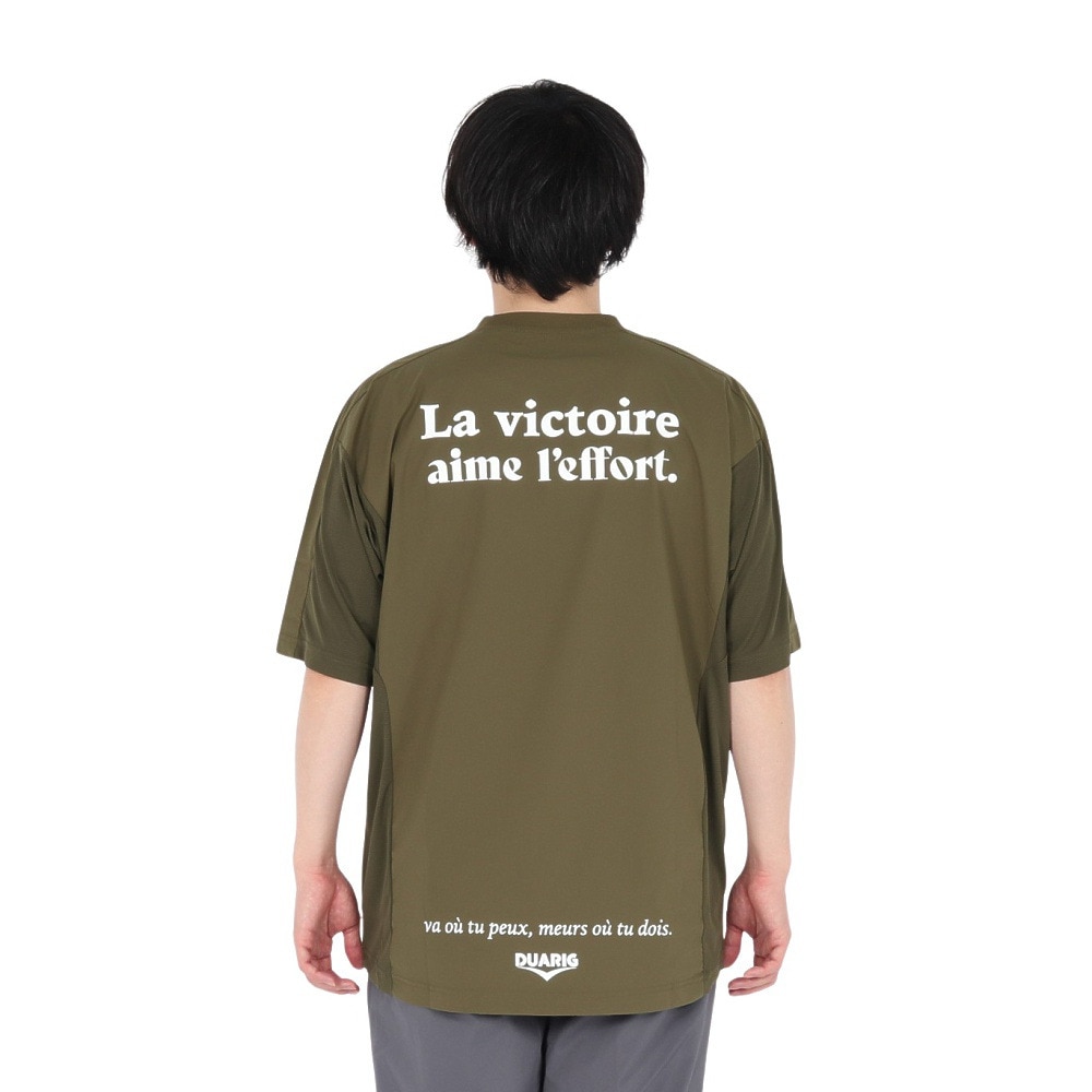 デュアリグ（DUARIG）（メンズ）ドライプラス 15RIP ニット Tシャツ 5S0005-TRCT-863HD KHK