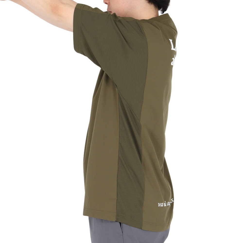 デュアリグ（DUARIG）（メンズ）ドライプラス 15RIP ニット Tシャツ 5S0005-TRCT-863HD KHK