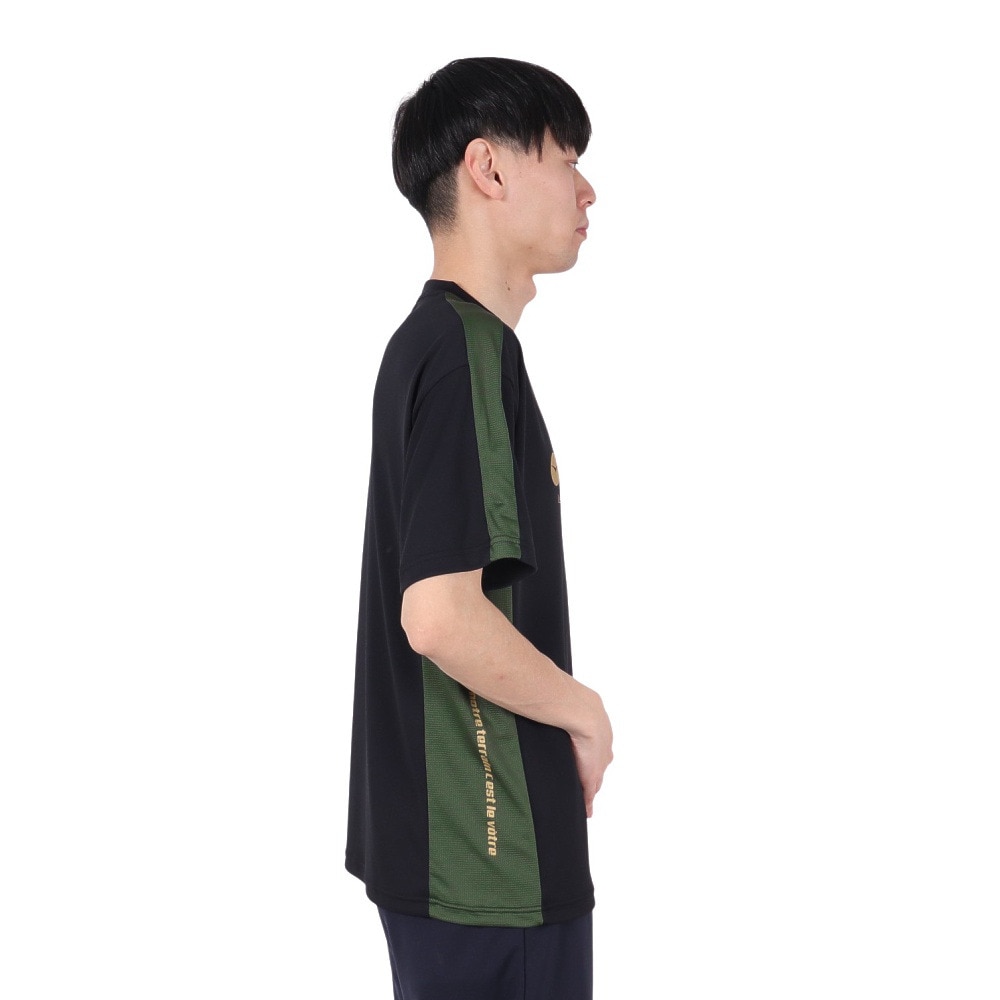 デュアリグ（DUARIG）（メンズ）ドライプラスクール シャインブロック UV WAKI 半袖Tシャツ 5S0030-TRCT-863ES BLK