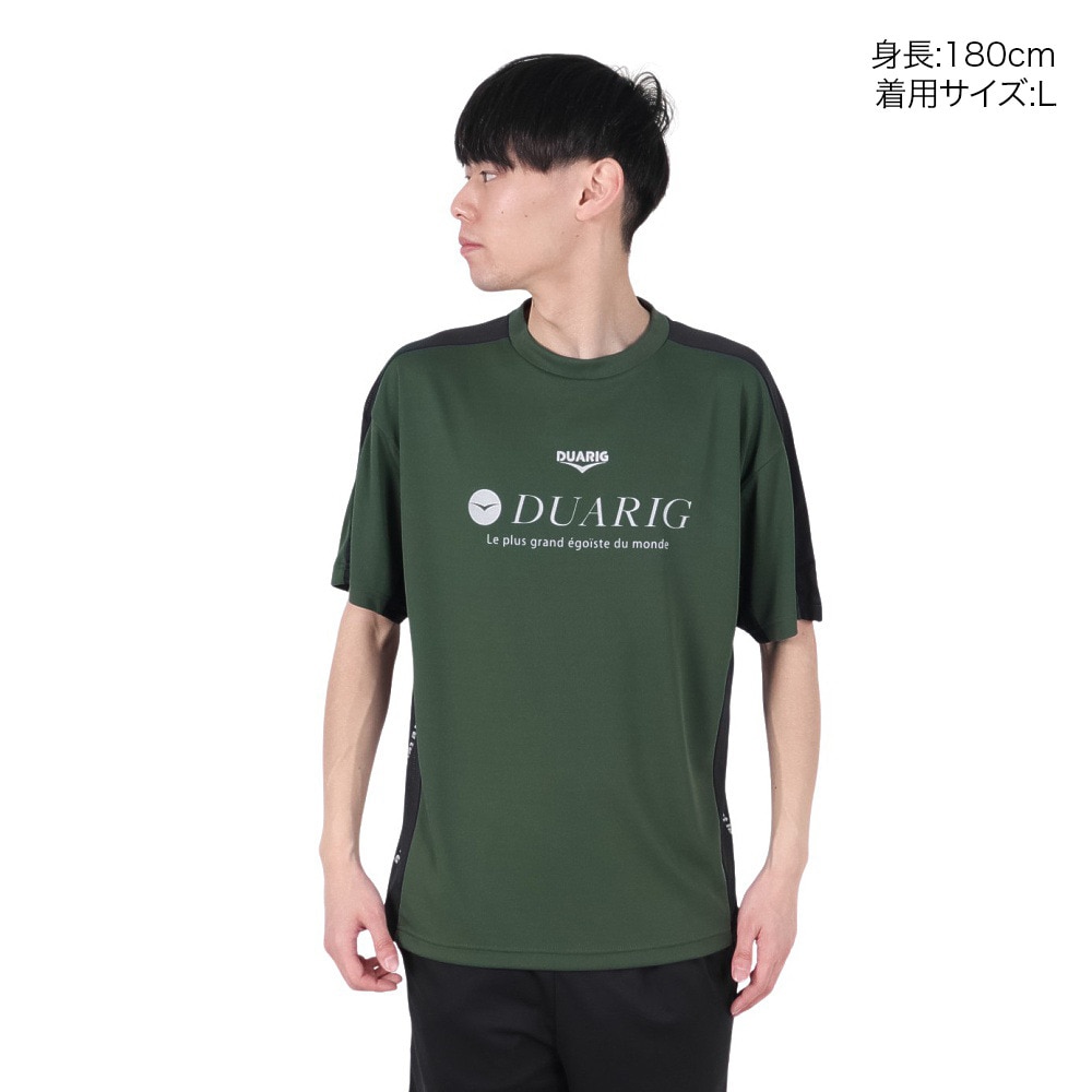 デュアリグ（DUARIG）（メンズ）ドライプラスクール シャインブロック UV シャツ WAKI 5S0030-TRCT-863ES DGRN