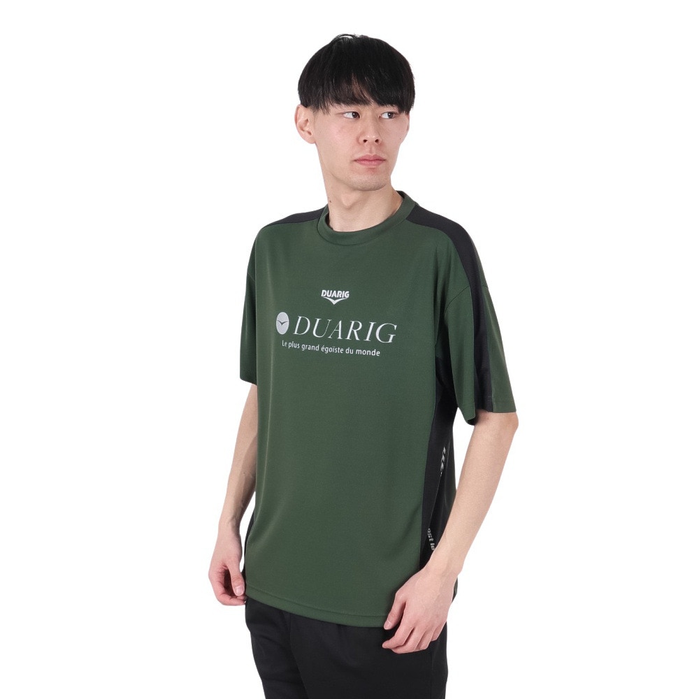 デュアリグ（DUARIG）（メンズ）ドライプラスクール シャインブロック UV シャツ WAKI 5S0030-TRCT-863ES DGRN