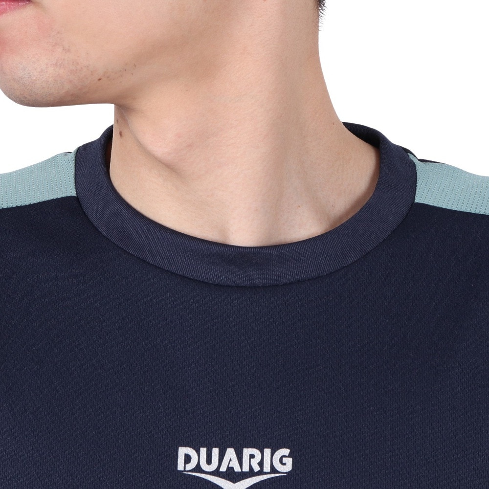 デュアリグ（DUARIG）（メンズ）ドライプラスクール シャインブロック UV シャツ WAKI 5S0030-TRCT-863ES NVY