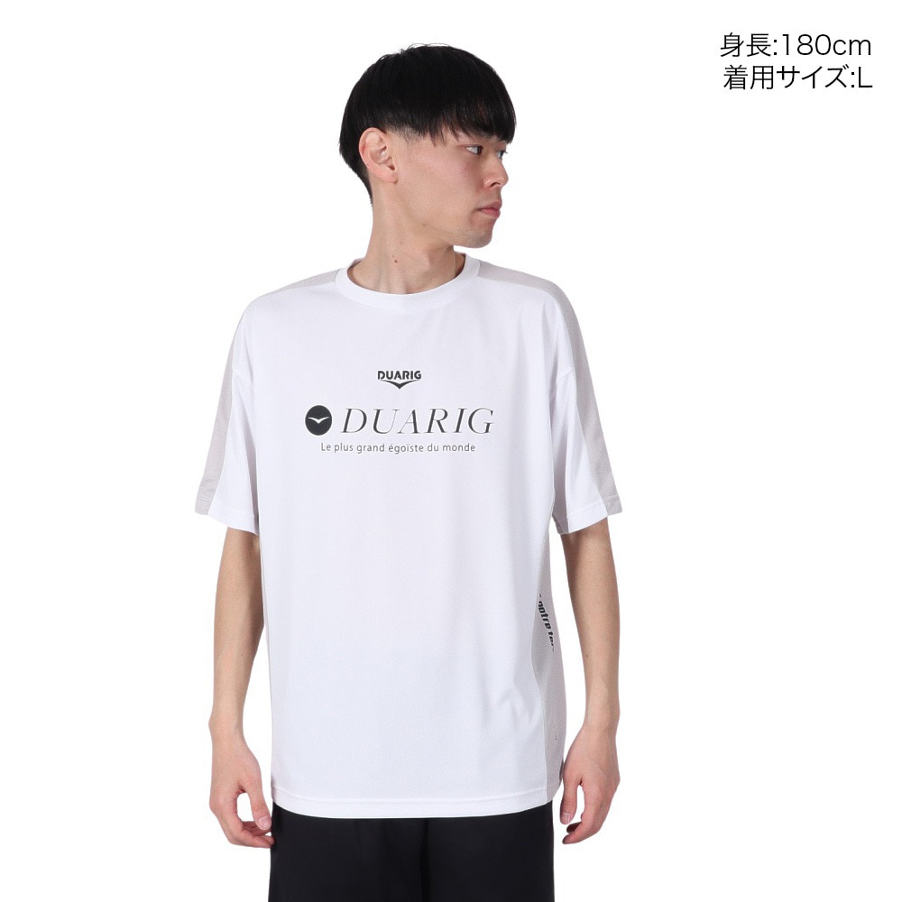 デュアリグ（DUARIG）（メンズ）ドライプラスクール シャインブロック UV シャツ WAKI 5S0030-TRCT-863ES WHT