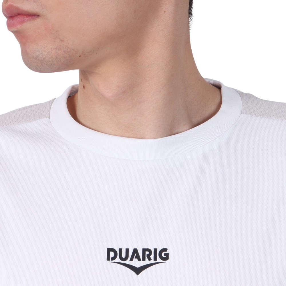 デュアリグ（DUARIG）（メンズ）ドライプラスクール シャインブロック UV シャツ WAKI 5S0030-TRCT-863ES WHT