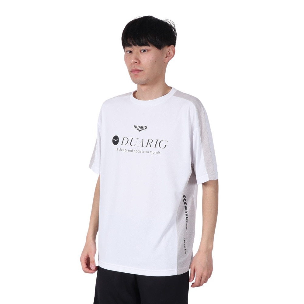 デュアリグ（DUARIG）（メンズ）ドライプラスクール シャインブロック UV シャツ WAKI 5S0030-TRCT-863ES WHT