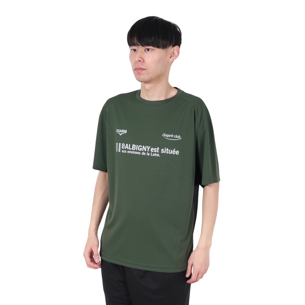 デュアリグ（DUARIG）（メンズ）ドライプラスクール シャインブロック UV シャツ BSKI 5S0031-TRCT-863ES DGRN