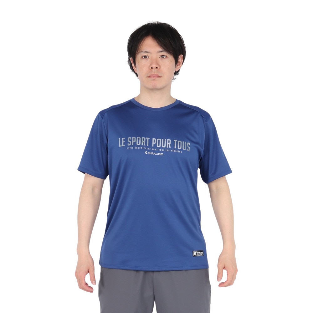 ジローム（GIRAUDM）（メンズ）ドライプラス15 HV148 メッシュ Tシャツ CT5S0038-TR863-GRES BLU