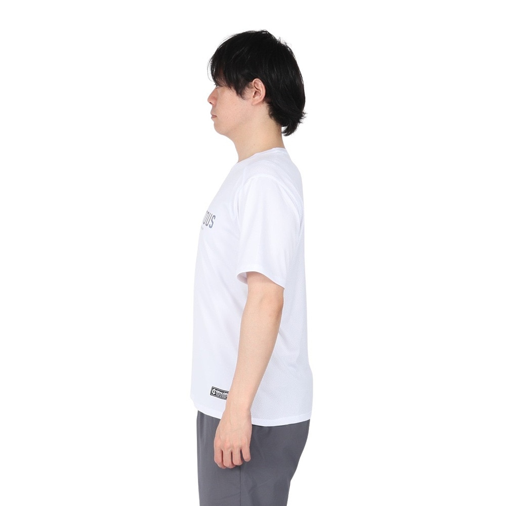 ジローム（GIRAUDM）（メンズ）ドライプラス15 HV148 メッシュ Tシャツ CT5S0038-TR863-GRES WHT