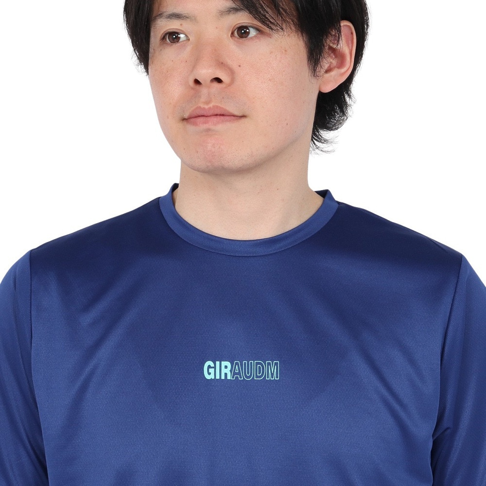 ジローム（GIRAUDM）（メンズ）ドライプラス15 202 メッシュ 半袖Tシャツ CT5S0040-TR863-GRES BLU