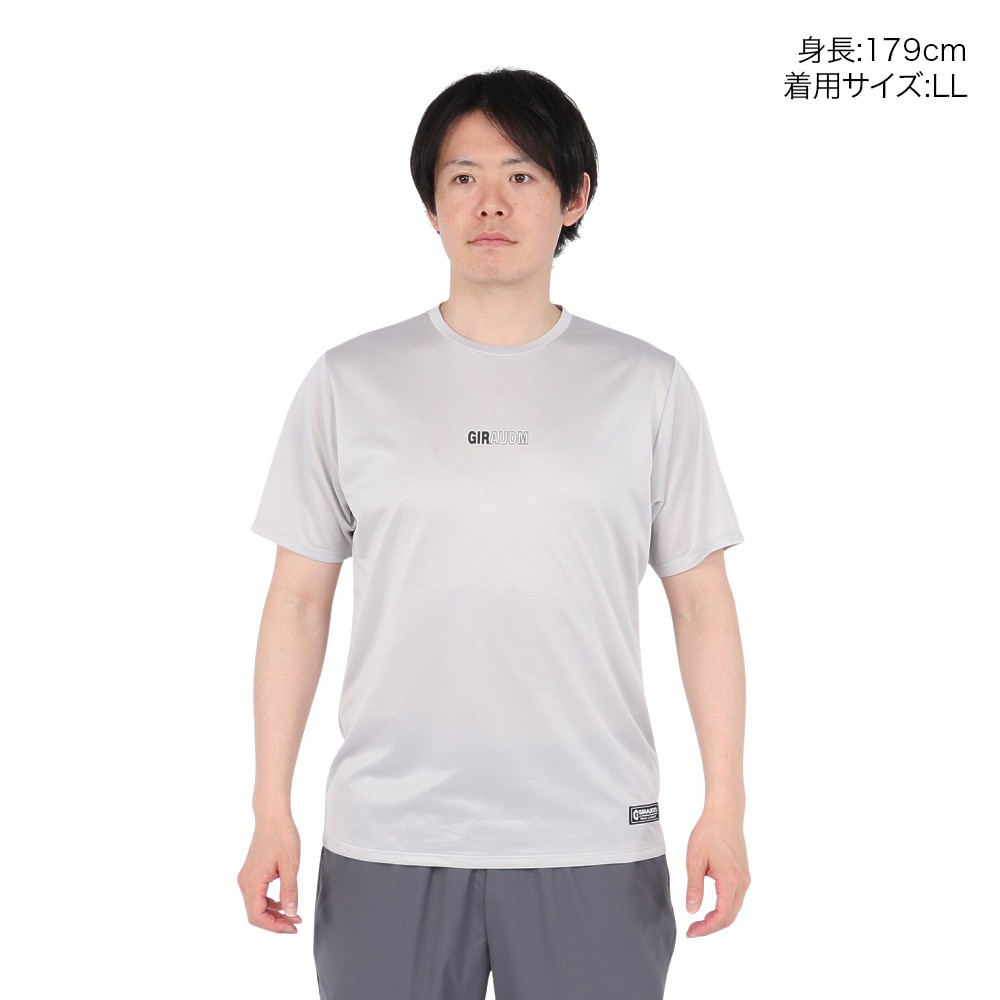 ジローム（GIRAUDM）（メンズ）ドライプラス15 202 メッシュ 半袖Tシャツ CT5S0040-TR863-GRES LGRY