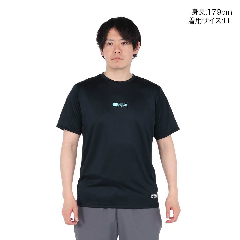 ジローム（GIRAUDM）（メンズ）ドライプラス15 202 メッシュ 半袖Tシャツ CT5S0040-TR863-GRES NVY