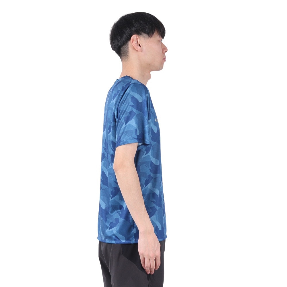 ジローム（GIRAUDM）（メンズ）ドライプラス15 202 グラフィック メッシュ Tシャツ CT5S0041-TR863-GRES BLU