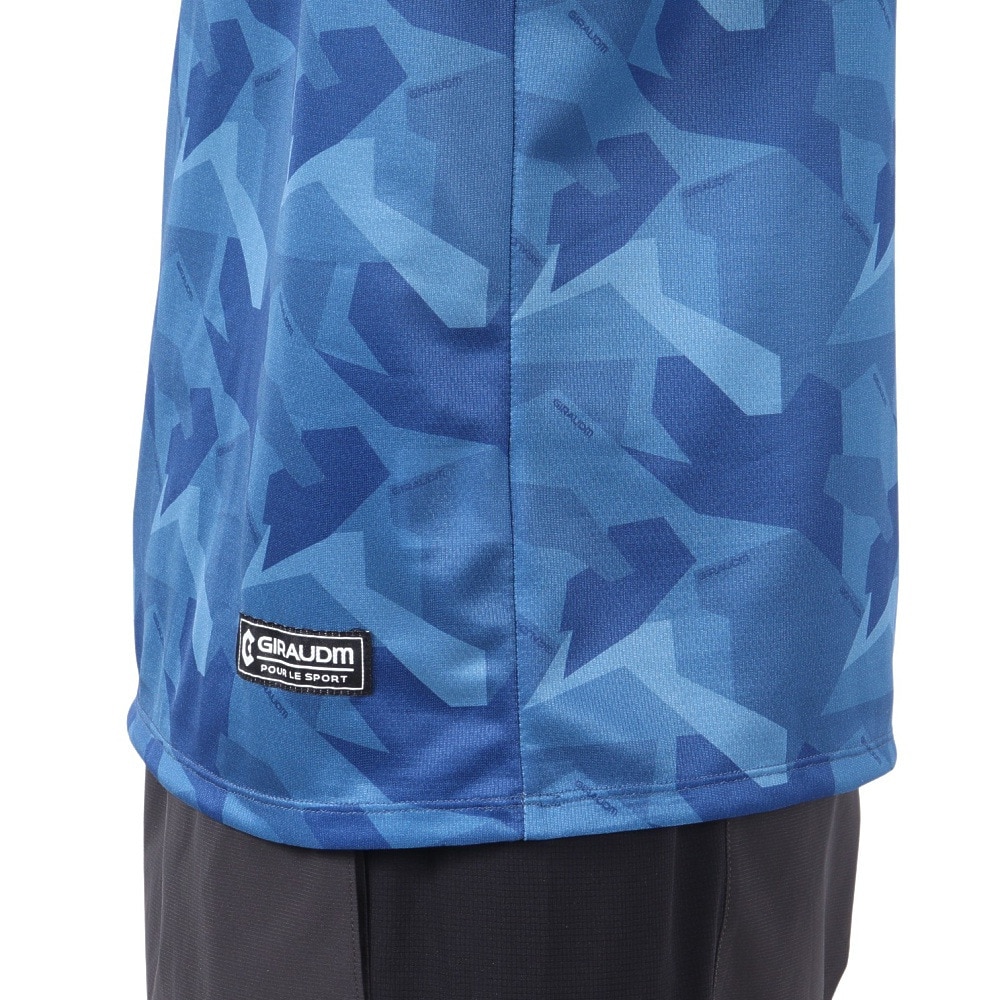 ジローム（GIRAUDM）（メンズ）ドライプラス15 202 グラフィック メッシュ Tシャツ CT5S0041-TR863-GRES BLU