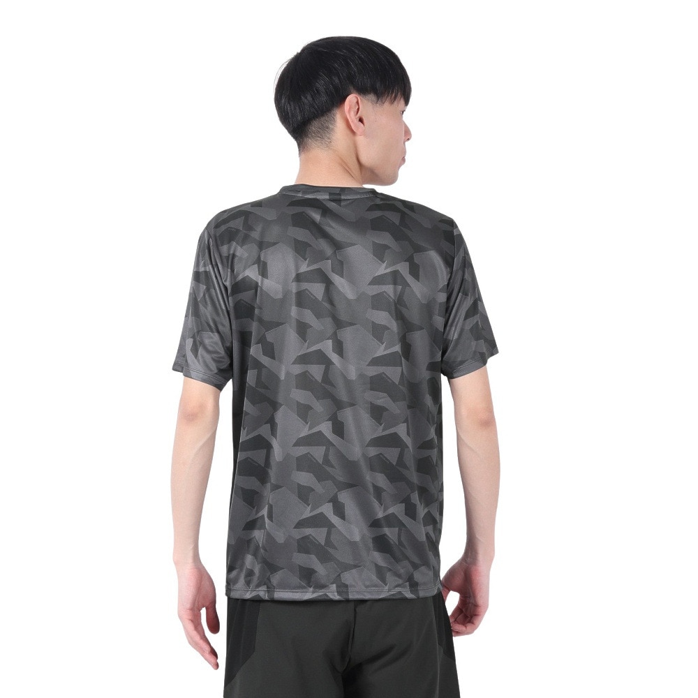 ジローム（GIRAUDM）（メンズ）ドライプラス15 202 グラフィック メッシュ Tシャツ CT5S0041-TR863-GRES GRY
