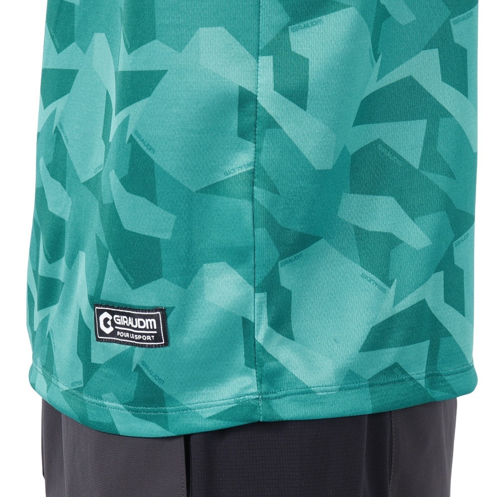ジローム（GIRAUDM）（メンズ）ドライプラス15 202 グラフィック メッシュ Tシャツ CT5S0041-TR863-GRES TRQ