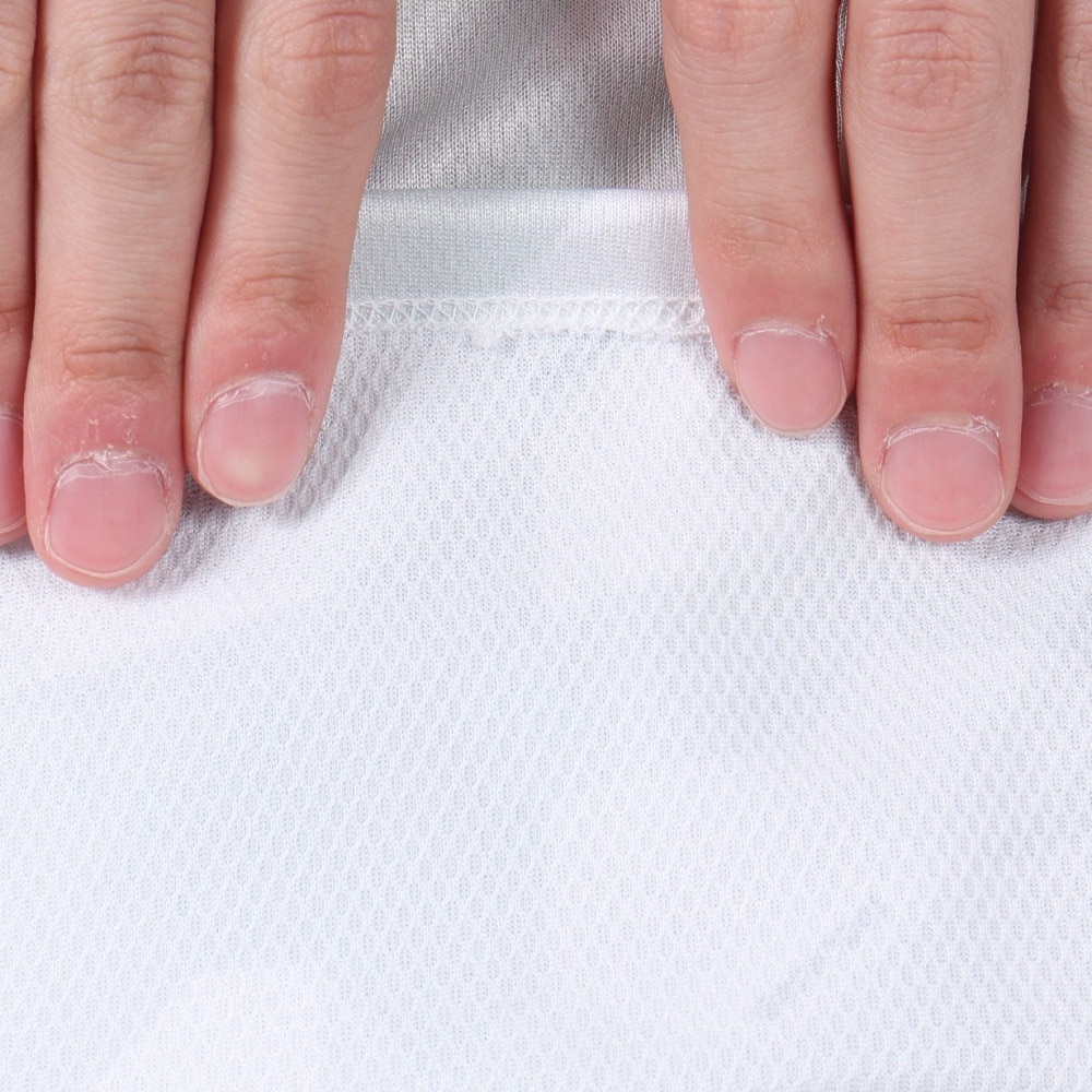 ジローム（GIRAUDM）（メンズ）ドライプラス15 202 グラフィック メッシュ Tシャツ CT5S0041-TR863-GRES WHT