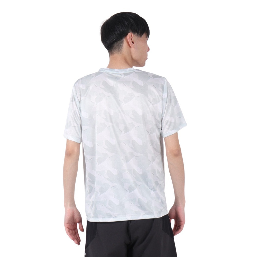 ジローム（GIRAUDM）（メンズ）ドライプラス15 202 グラフィック メッシュ Tシャツ CT5S0041-TR863-GRES WHT