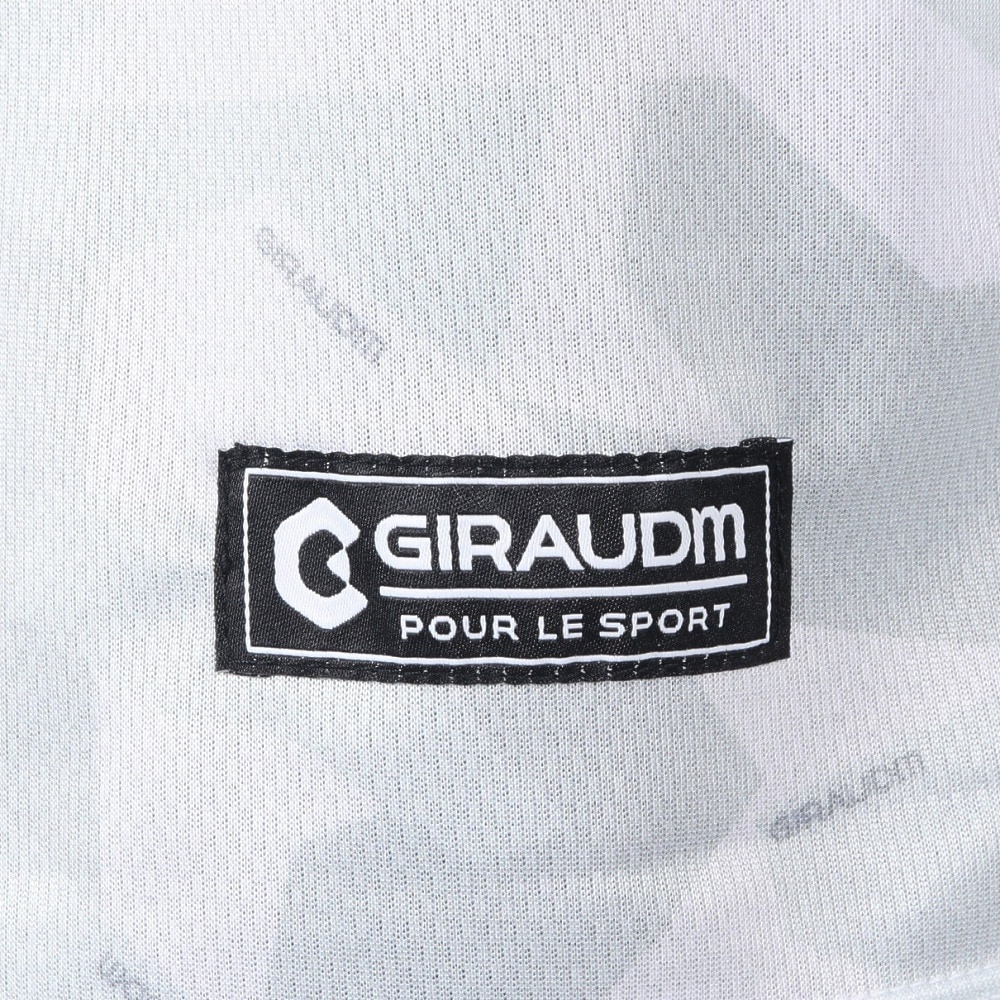 ジローム（GIRAUDM）（メンズ）ドライプラス15 202 グラフィック メッシュ Tシャツ CT5S0041-TR863-GRES WHT