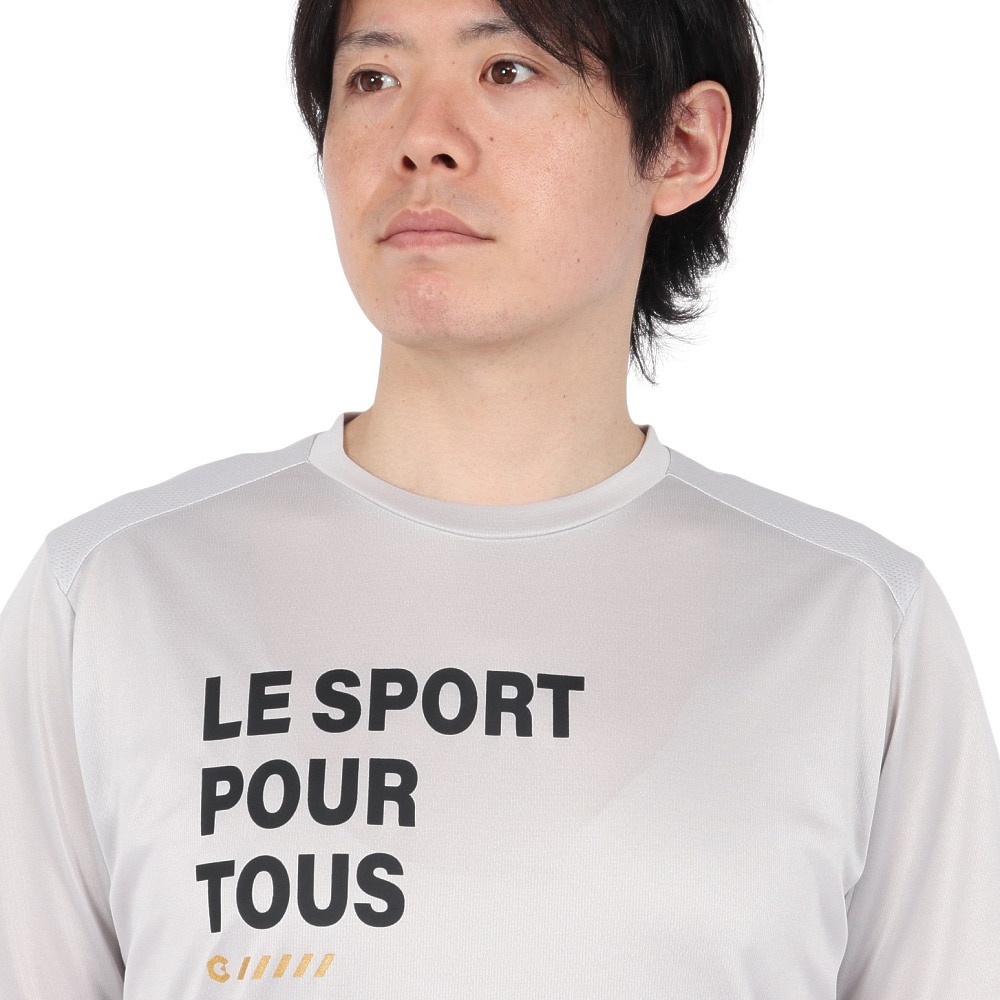 ジローム（GIRAUDM）（メンズ）ドライプラス15 HV202 メッシュ Tシャツ CT5S0042-TR863-GRES LGRY
