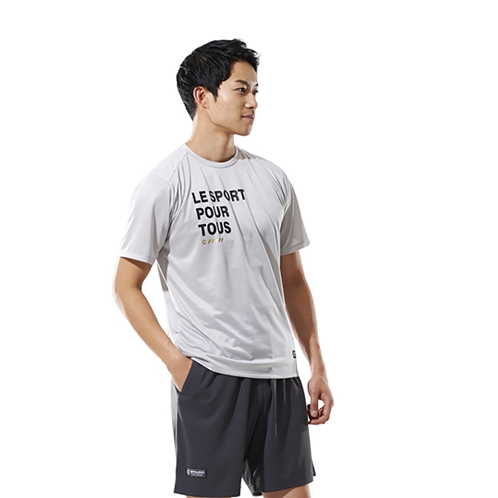 ジローム（GIRAUDM）（メンズ）ドライプラス15 HV202 メッシュ Tシャツ CT5S0042-TR863-GRES LGRY