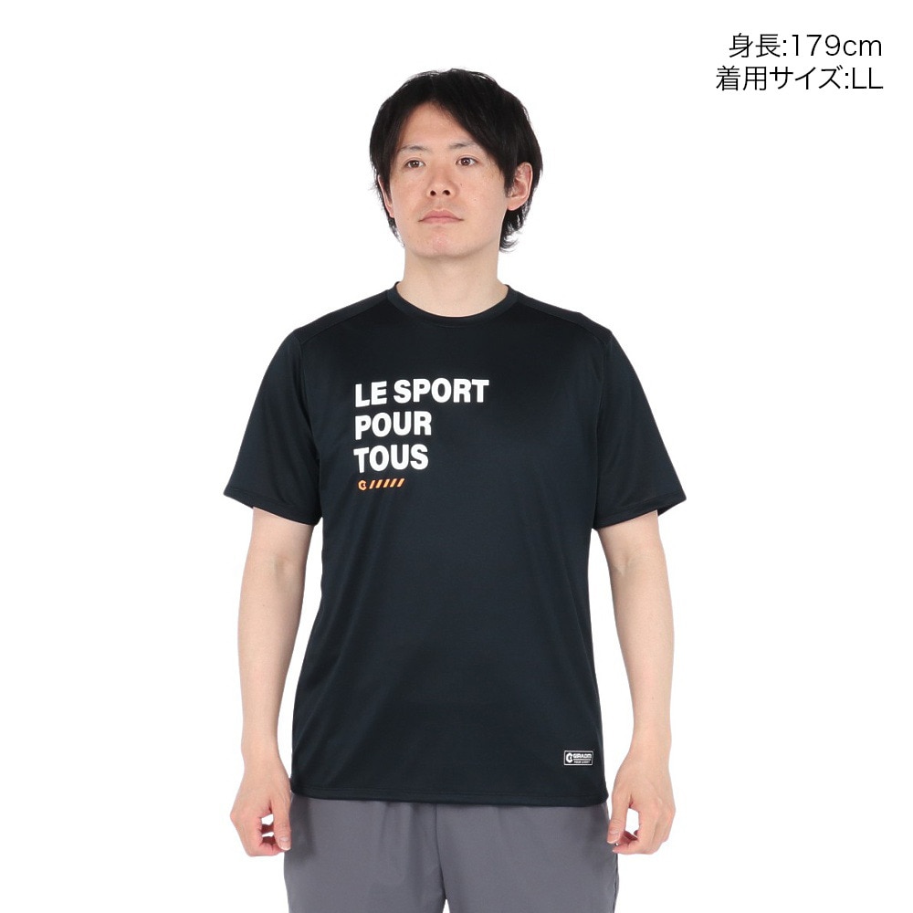 ジローム（GIRAUDM）（メンズ）ドライプラス15 HV202 メッシュ Tシャツ CT5S0042-TR863-GRES NVY