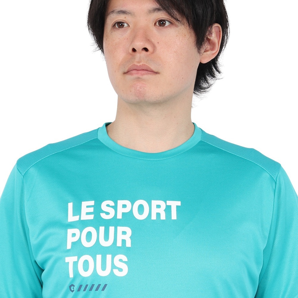 ジローム（GIRAUDM）（メンズ）ドライプラス15 HV202 メッシュ Tシャツ CT5S0042-TR863-GRES TRQ