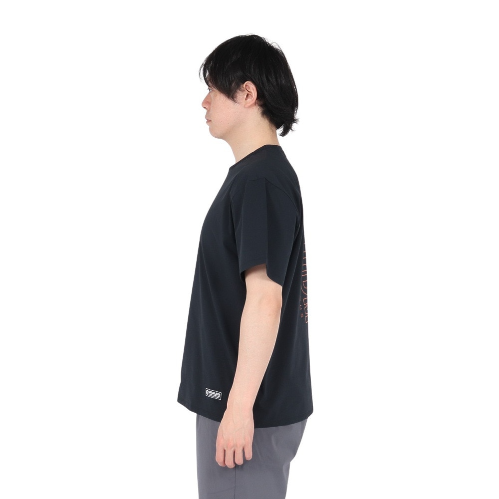 ジローム（GIRAUDM）（メンズ）PBT グラフィック 半袖Tシャツ CT5S0043-TR863-GRES NVY