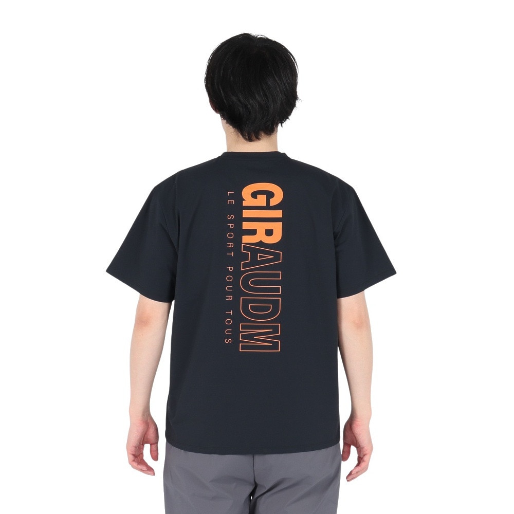 ジローム（GIRAUDM）（メンズ）PBT グラフィック 半袖Tシャツ CT5S0043-TR863-GRES NVY