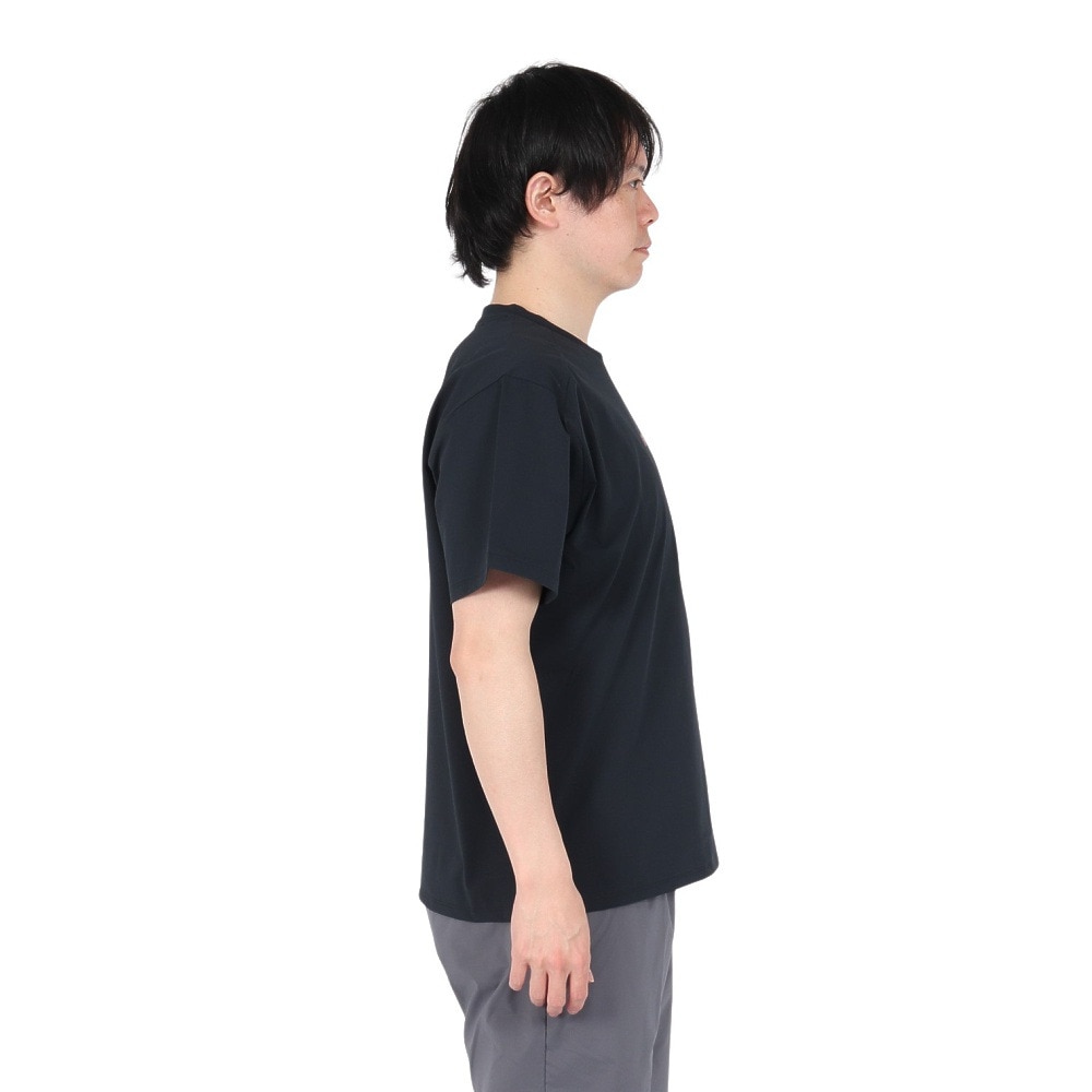 ジローム（GIRAUDM）（メンズ）PBT グラフィック 半袖Tシャツ CT5S0043-TR863-GRES NVY