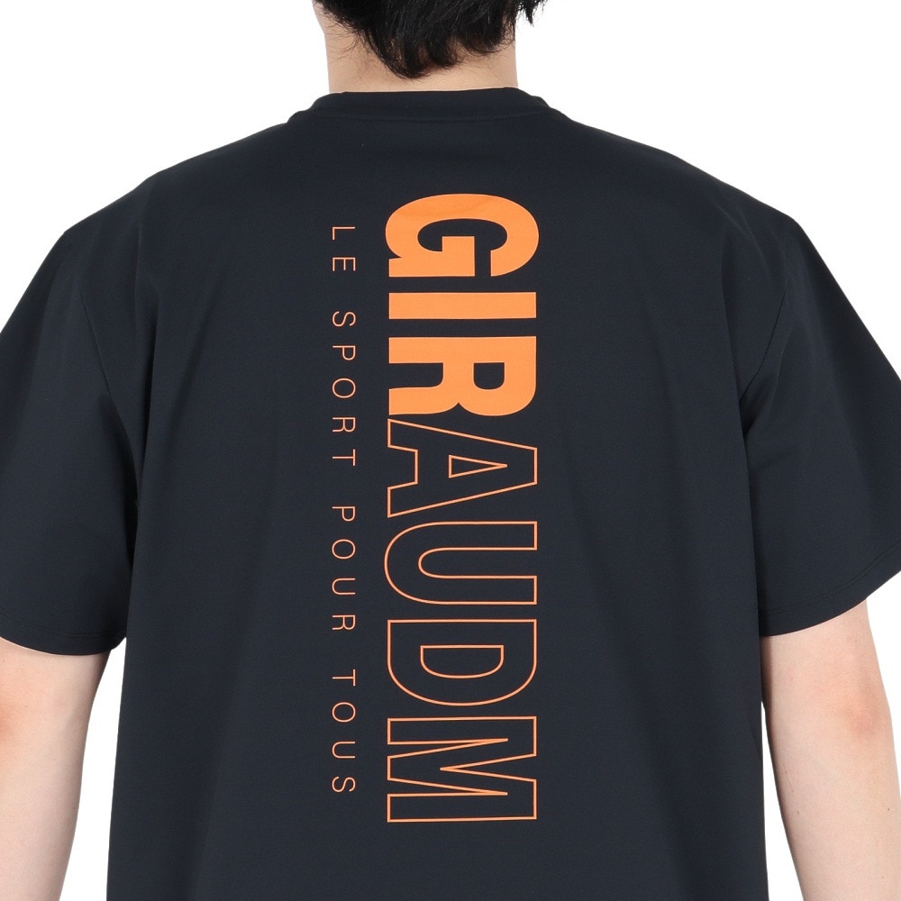 ジローム（GIRAUDM）（メンズ）PBT グラフィック 半袖Tシャツ CT5S0043-TR863-GRES NVY