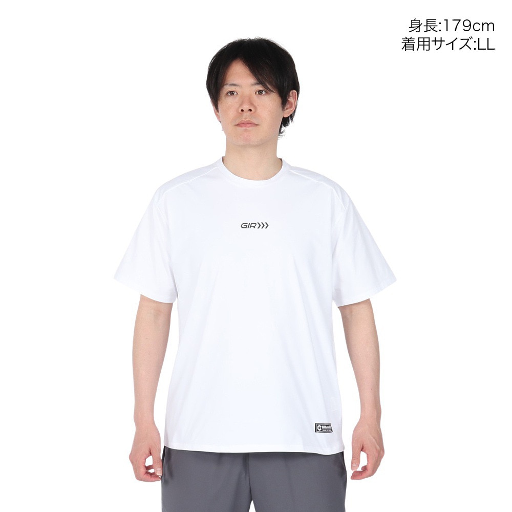 ジローム（GIRAUDM）（メンズ）PBT グラフィック 半袖Tシャツ CT5S0043-TR863-GRES WHT