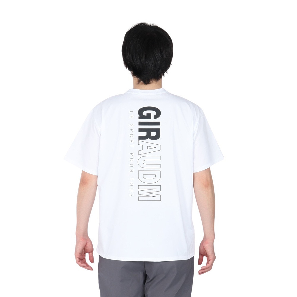 ジローム（GIRAUDM）（メンズ）PBT グラフィック 半袖Tシャツ CT5S0043-TR863-GRES WHT