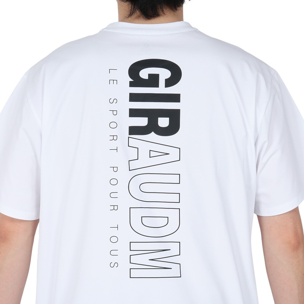 ジローム（GIRAUDM）（メンズ）PBT グラフィック 半袖Tシャツ CT5S0043-TR863-GRES WHT