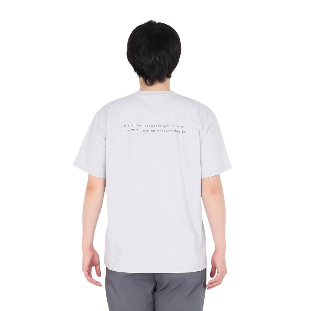 ジローム（GIRAUDM）（メンズ）PBT グラフィック 半袖Tシャツ CT5S0044-TR863-GRES LGRY