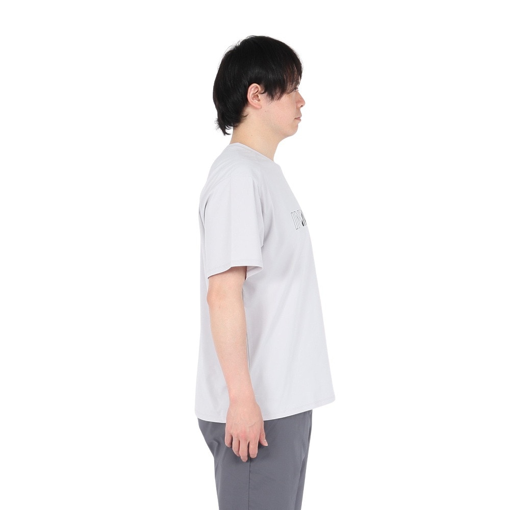 ジローム（GIRAUDM）（メンズ）PBT グラフィック 半袖Tシャツ CT5S0044-TR863-GRES LGRY