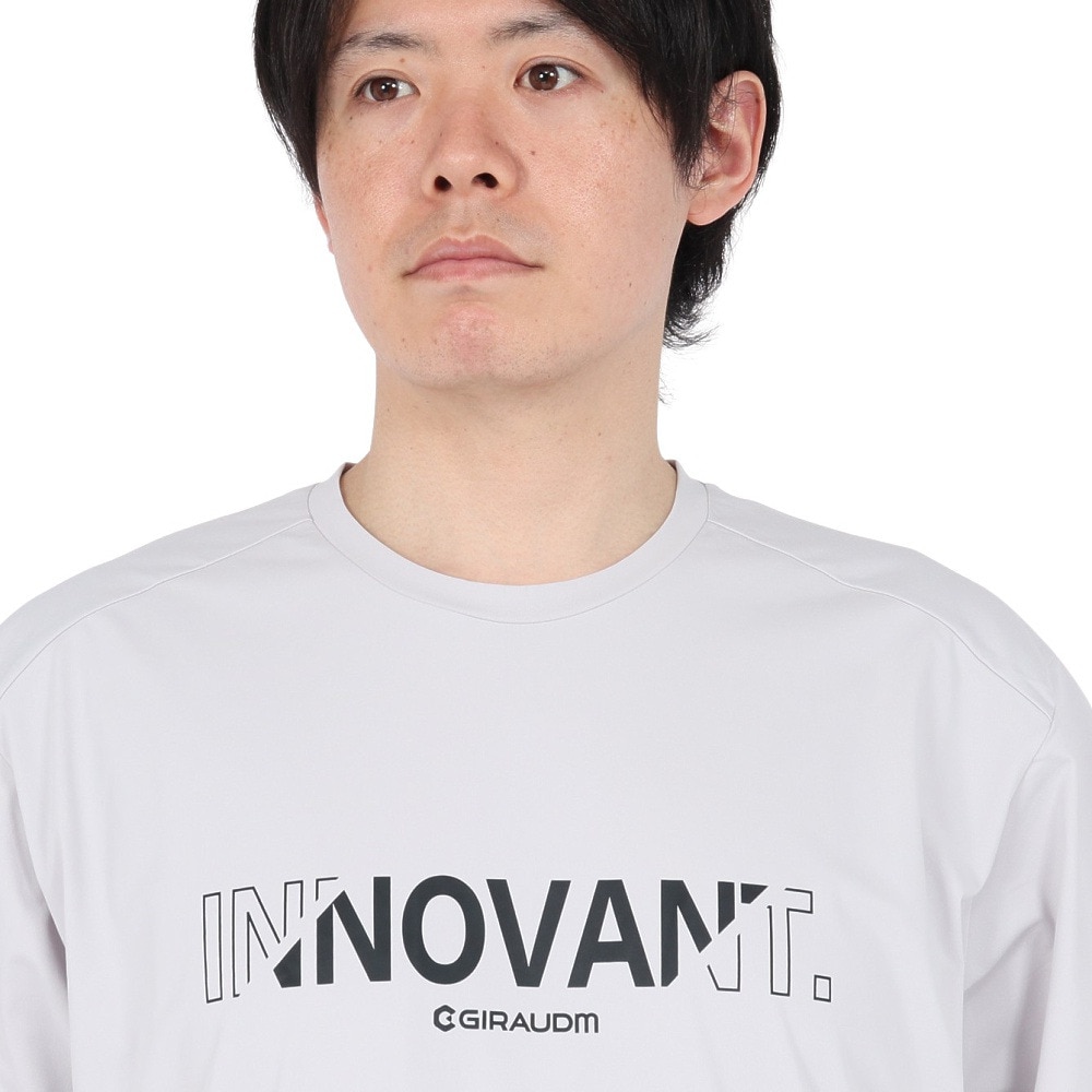 ジローム（GIRAUDM）（メンズ）PBT グラフィック 半袖Tシャツ CT5S0044-TR863-GRES LGRY