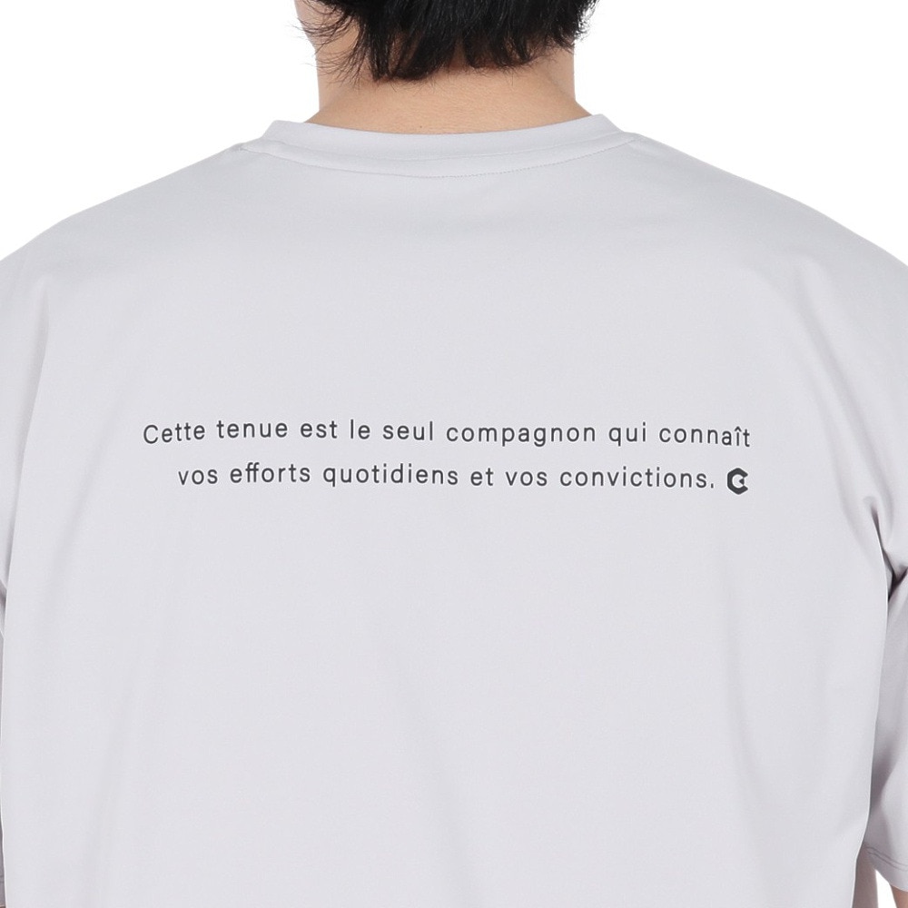 ジローム（GIRAUDM）（メンズ）PBT グラフィック 半袖Tシャツ CT5S0044-TR863-GRES LGRY