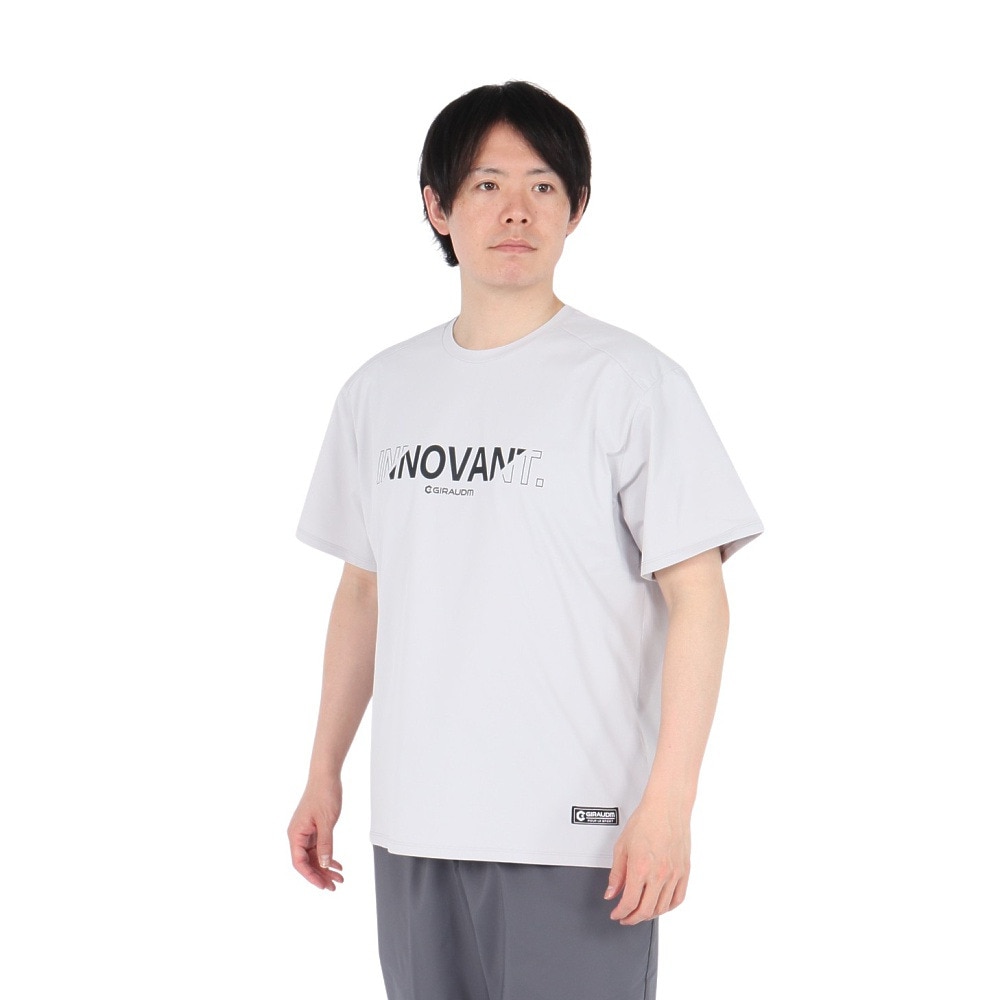 ジローム（GIRAUDM）（メンズ）PBT グラフィック 半袖Tシャツ CT5S0044-TR863-GRES LGRY