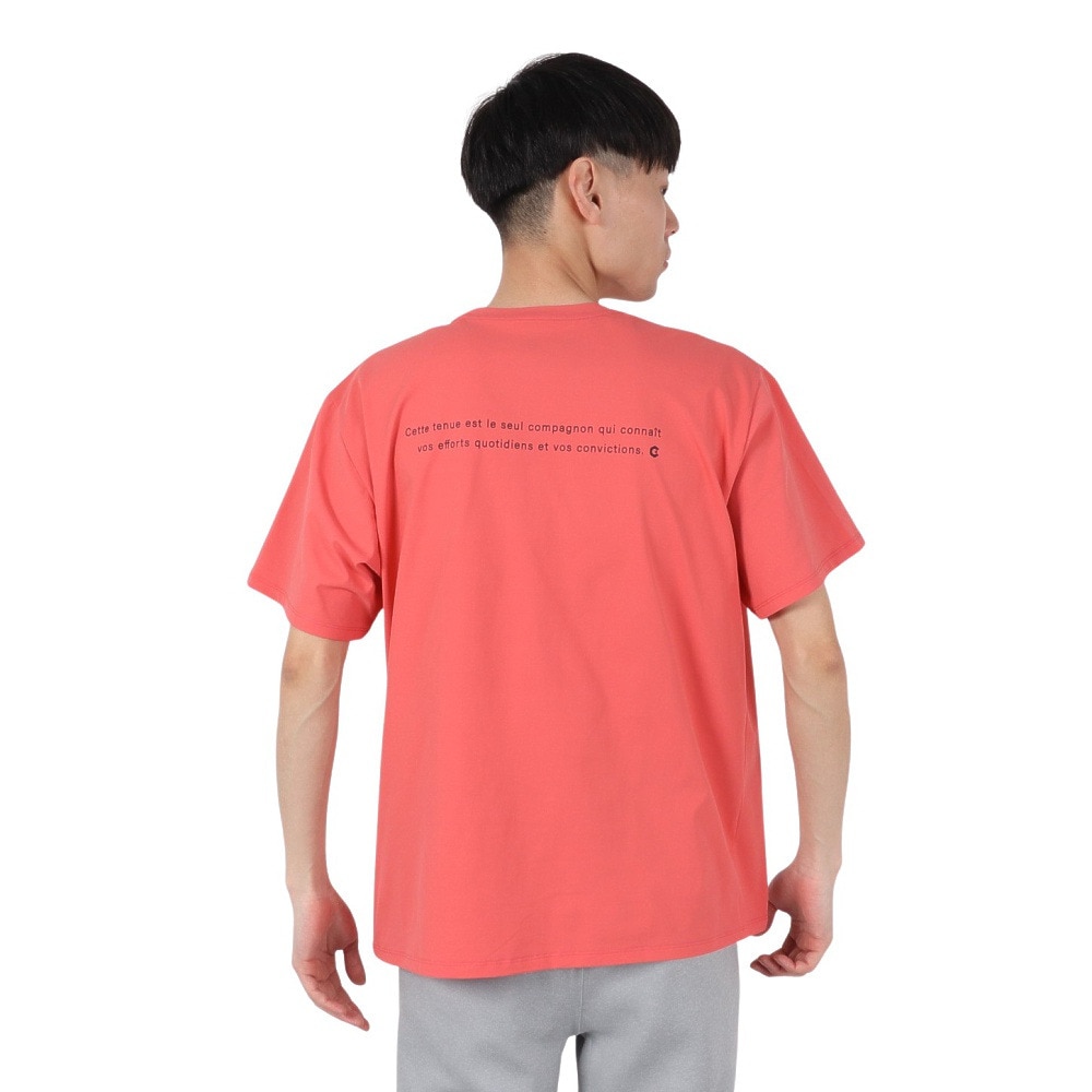 ジローム（GIRAUDM）（メンズ）ドライプラス PBT グラフィック Tシャツ CT5S0044-TR863-GRES SMP