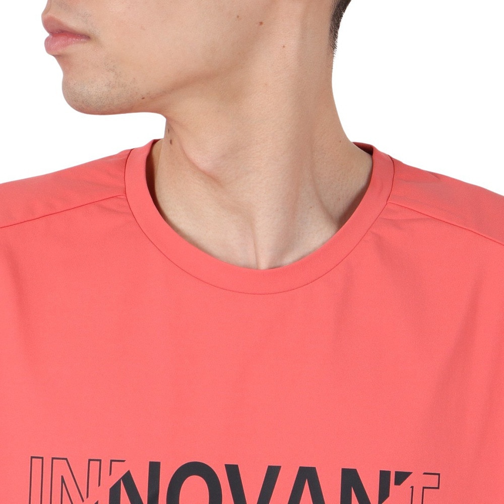 ジローム（GIRAUDM）（メンズ）ドライプラス PBT グラフィック Tシャツ CT5S0044-TR863-GRES SMP