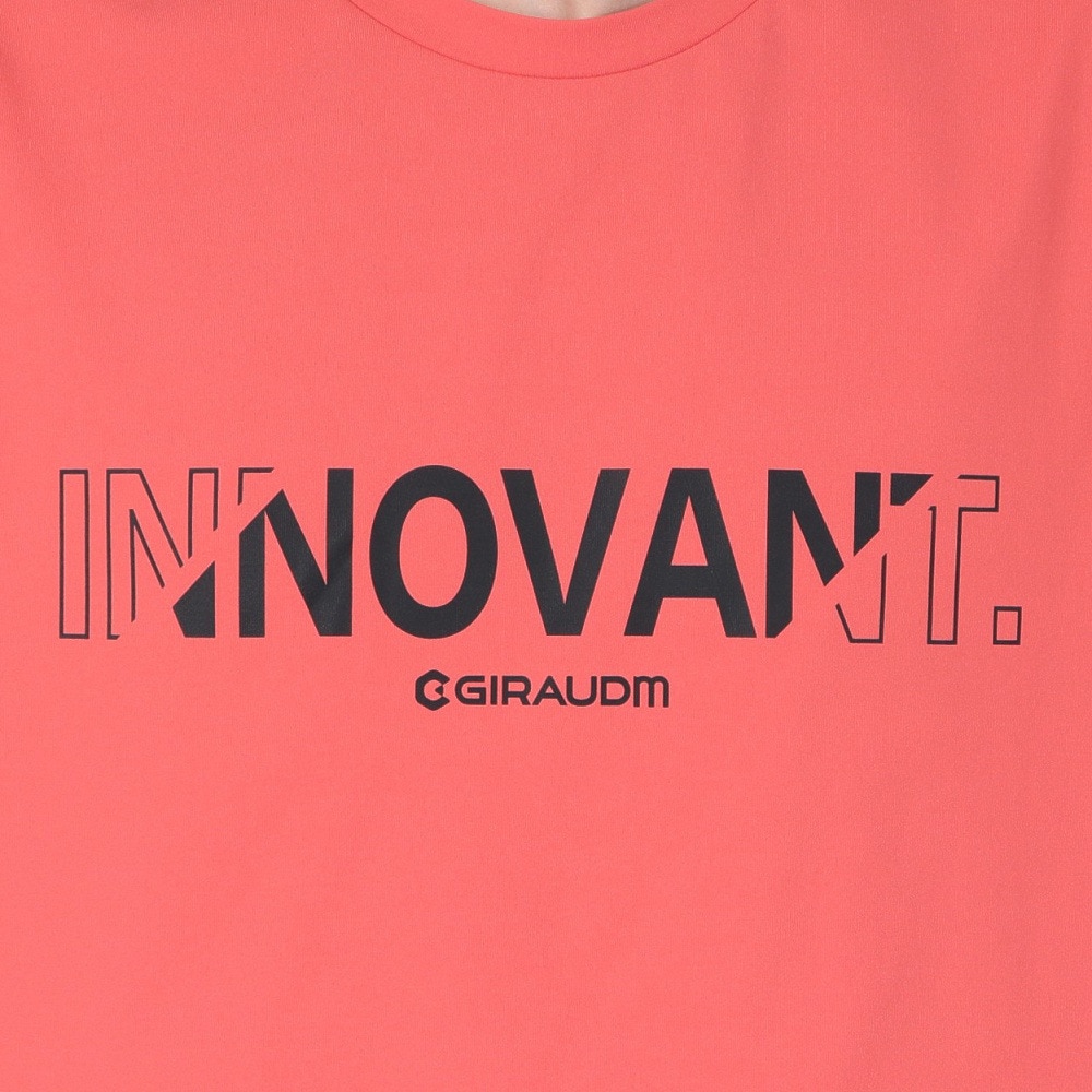 ジローム（GIRAUDM）（メンズ）ドライプラス PBT グラフィック Tシャツ CT5S0044-TR863-GRES SMP