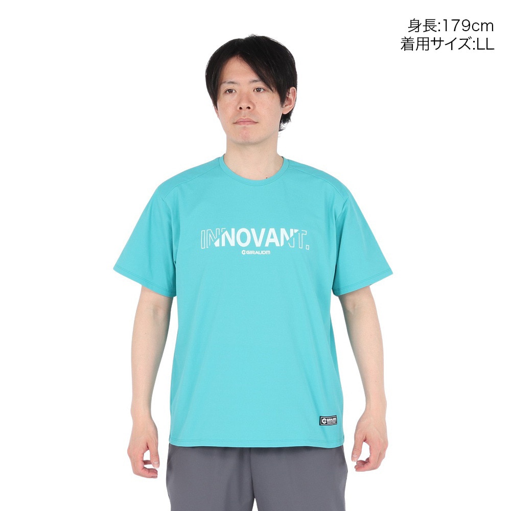 ジローム（GIRAUDM）（メンズ）PBT グラフィック 半袖Tシャツ CT5S0044-TR863-GRES TRQ