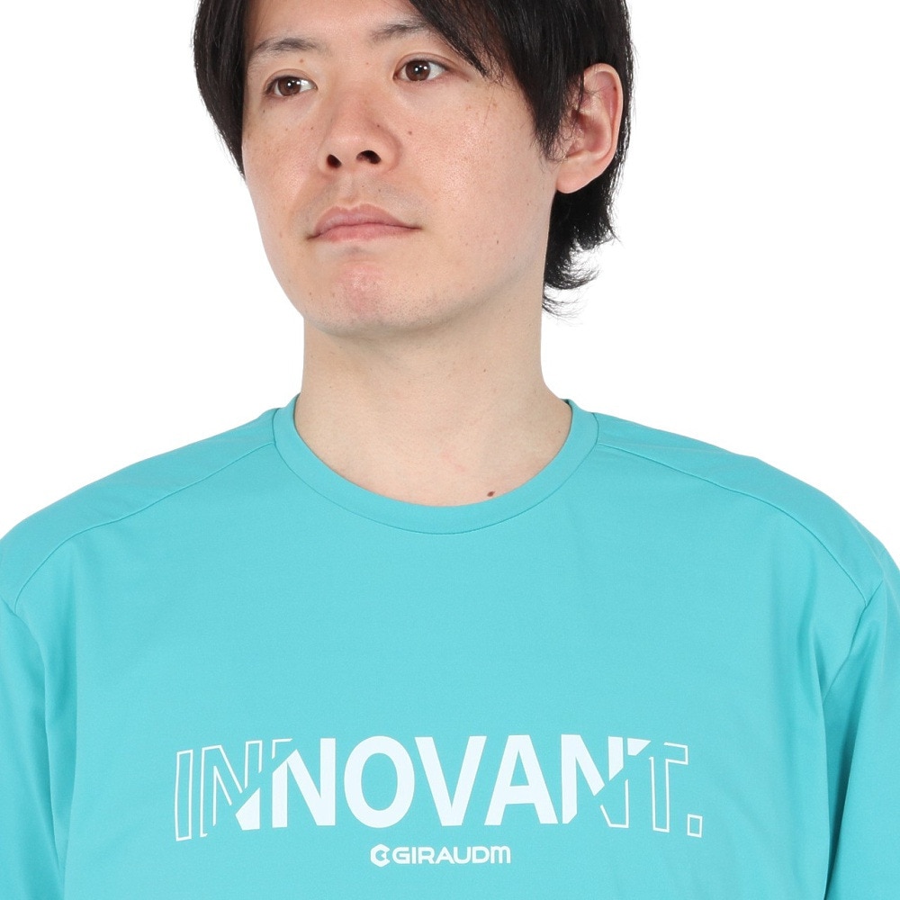 ジローム（GIRAUDM）（メンズ）PBT グラフィック 半袖Tシャツ CT5S0044-TR863-GRES TRQ