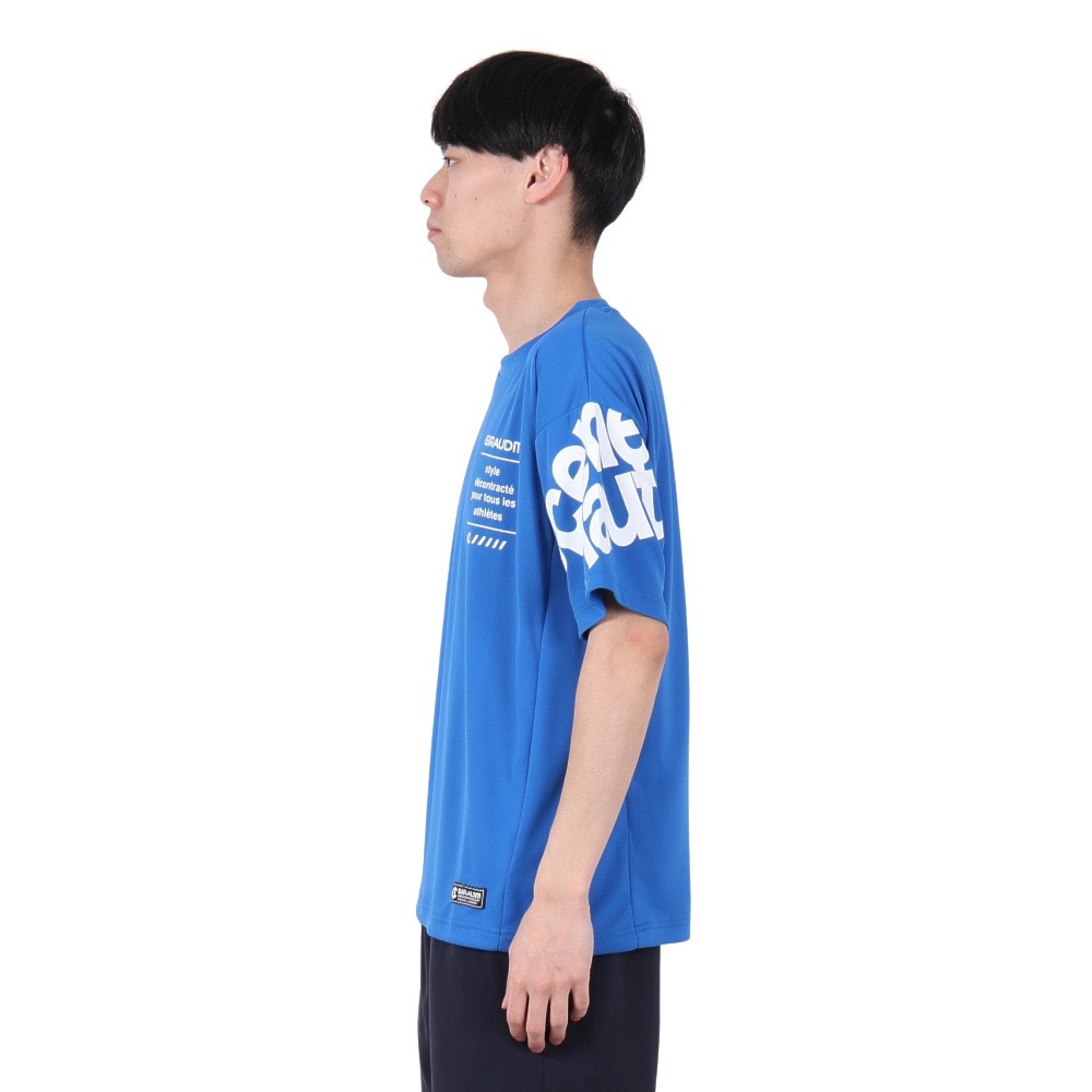 ジローム（GIRAUDM）（メンズ）半袖Tシャツ ドライプラス クール SB メッシュ CT5S0001-TR863-GRSD SAX